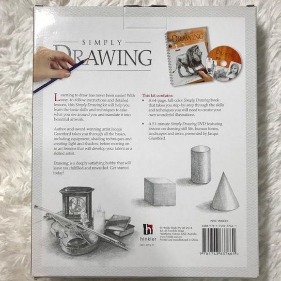 NWOT Simply Drawing Book DVD Class & Graphite Drawing Pencils Set - Picture 7 of 15